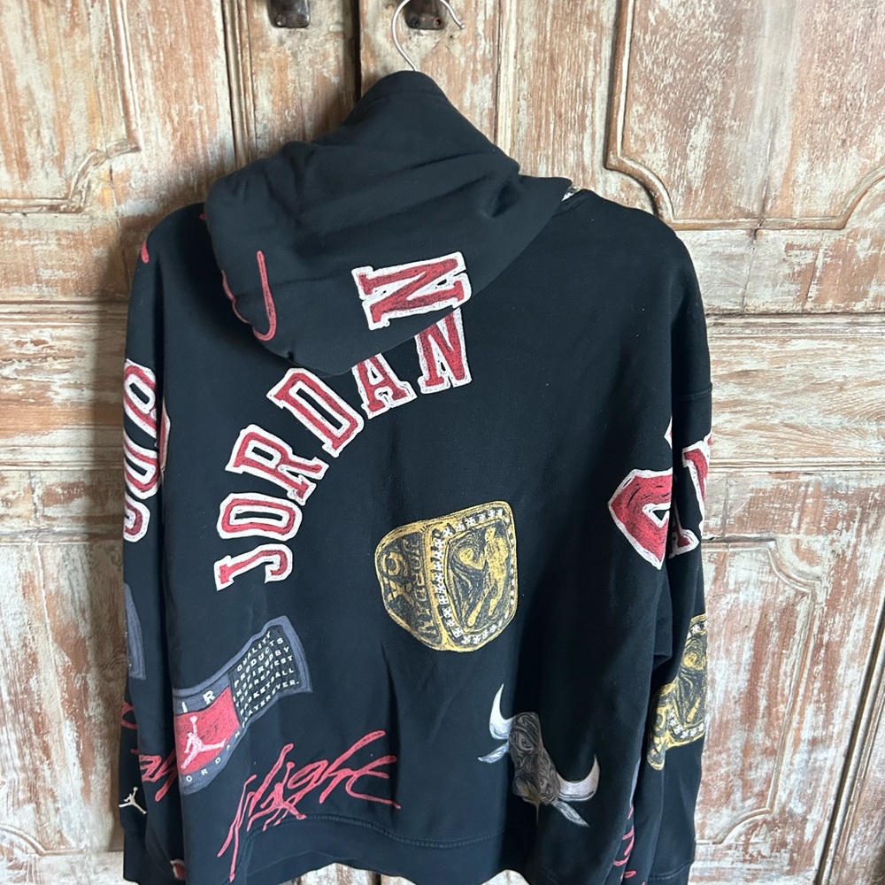 Authentic Nike Jordan Black Brooklyn Hoodie men's XL - like new